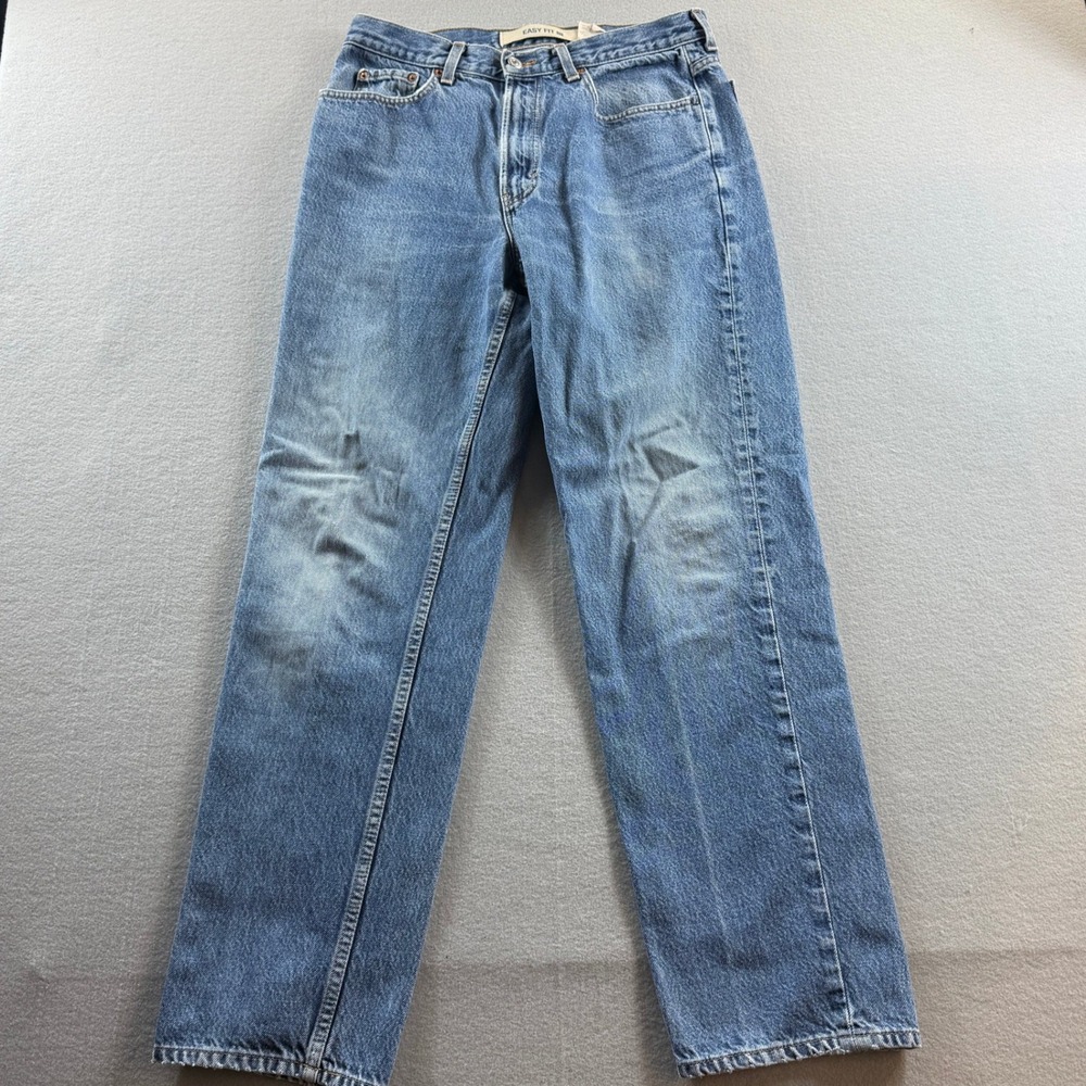 Gap Easy Fit Jeans Mens 33x32 Blue Medium Wash Denim Straight Leg Cotton Vintage